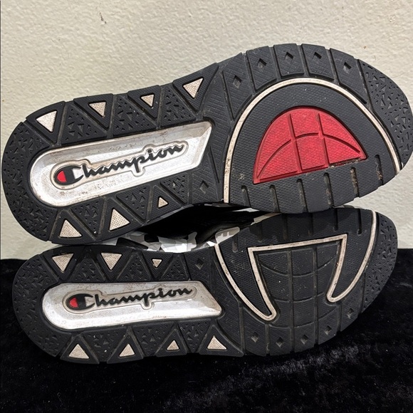 Champion Black and White Camouflage Sneakers - Picture 6 of 6